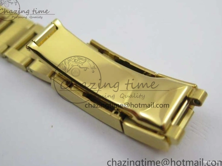 0109 Daytona 116589RBOW YG Rainbow Crystal BLF Best Edition Black Dial on YG Bracelet A SmoothTexture 3175